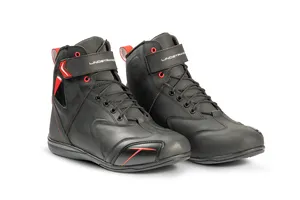 Lindstrands Sneaker Sko Sport skinn, svart