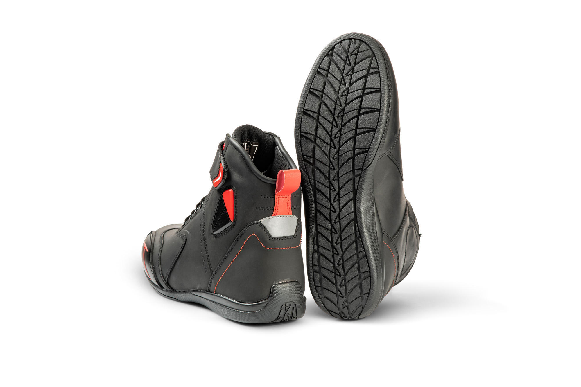 Lindstrands Sneaker Sko Sport skinn, svart