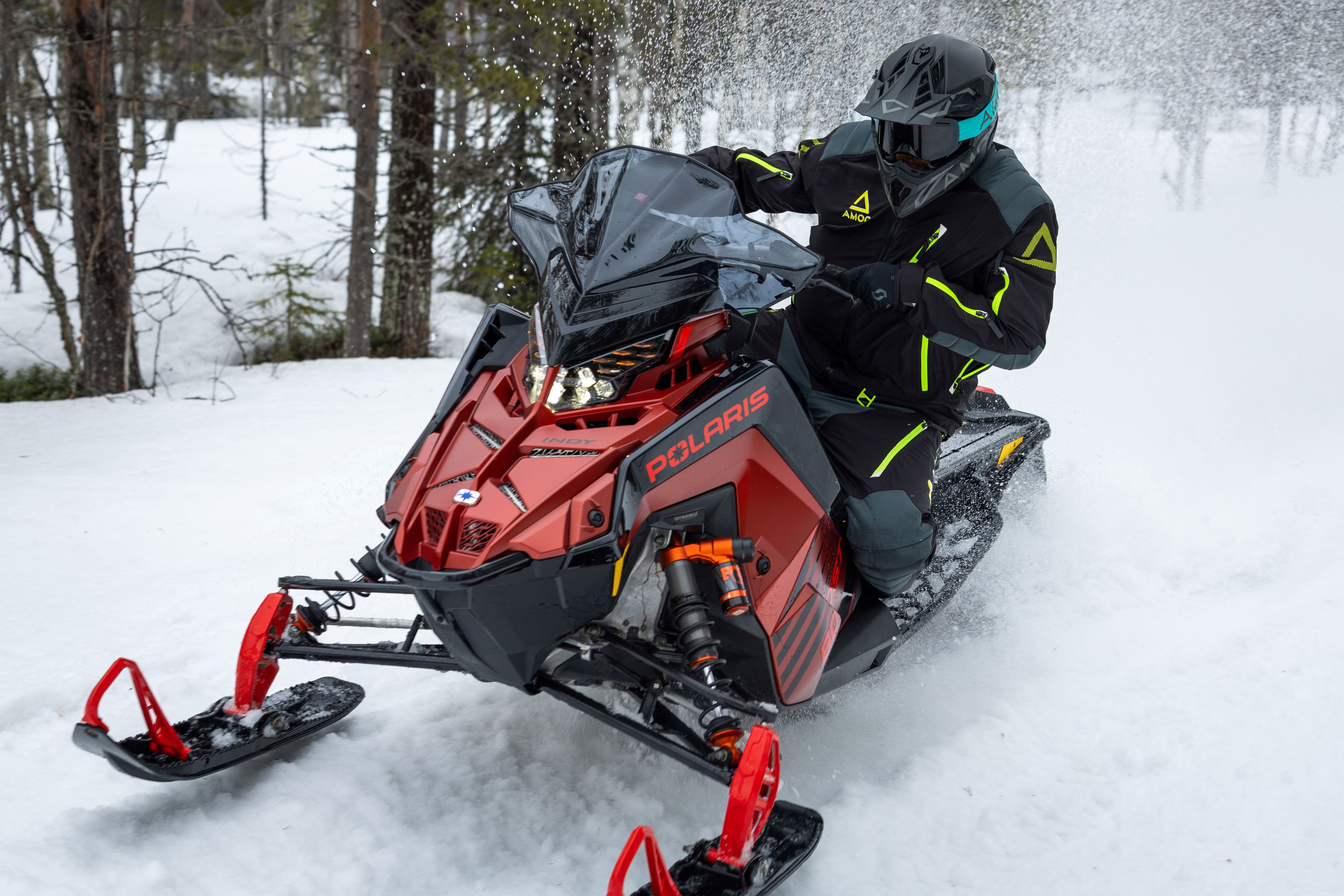 AMOQ Caliber Byxor Svart/Grå/Hivis 