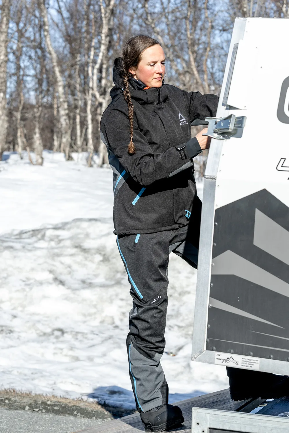 AMOQ Vernal V2 W's Byxor Svart/Turkos 