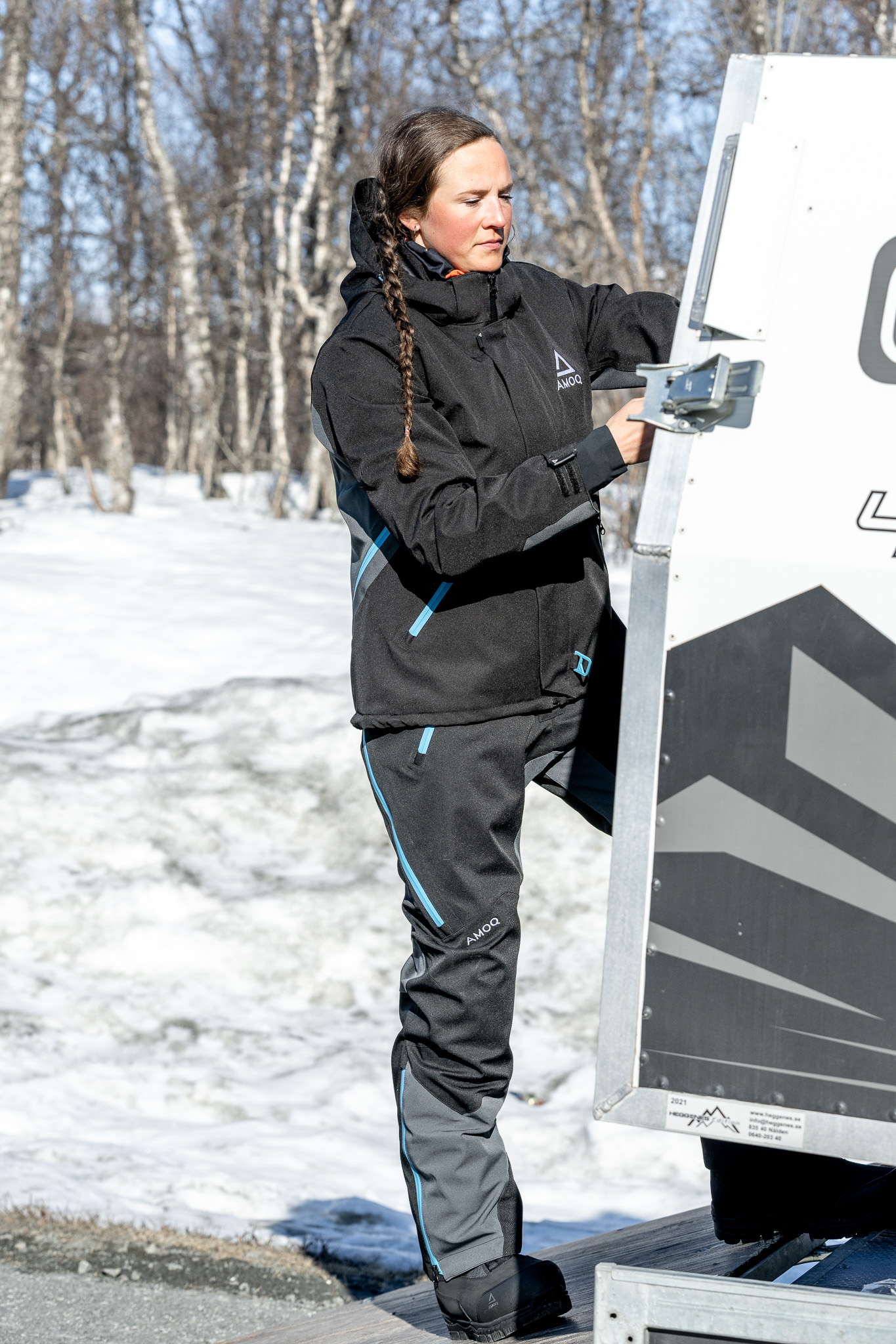 AMOQ Vernal V2 W's Byxor Svart/Turkos 