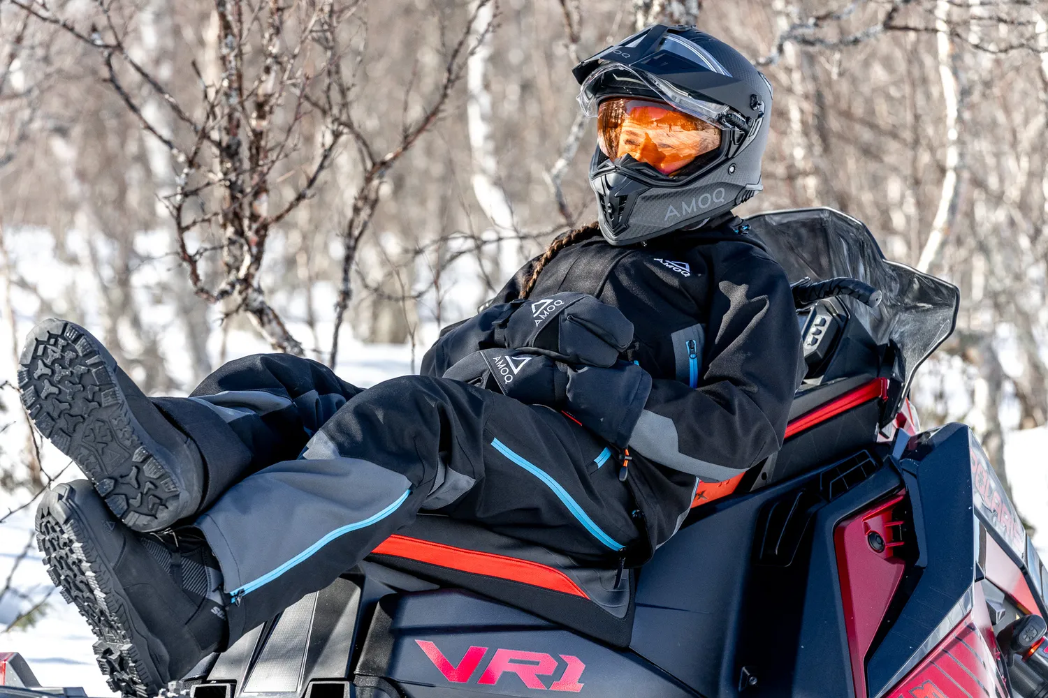 AMOQ Vernal V2 W's Byxor Svart/Turkos 