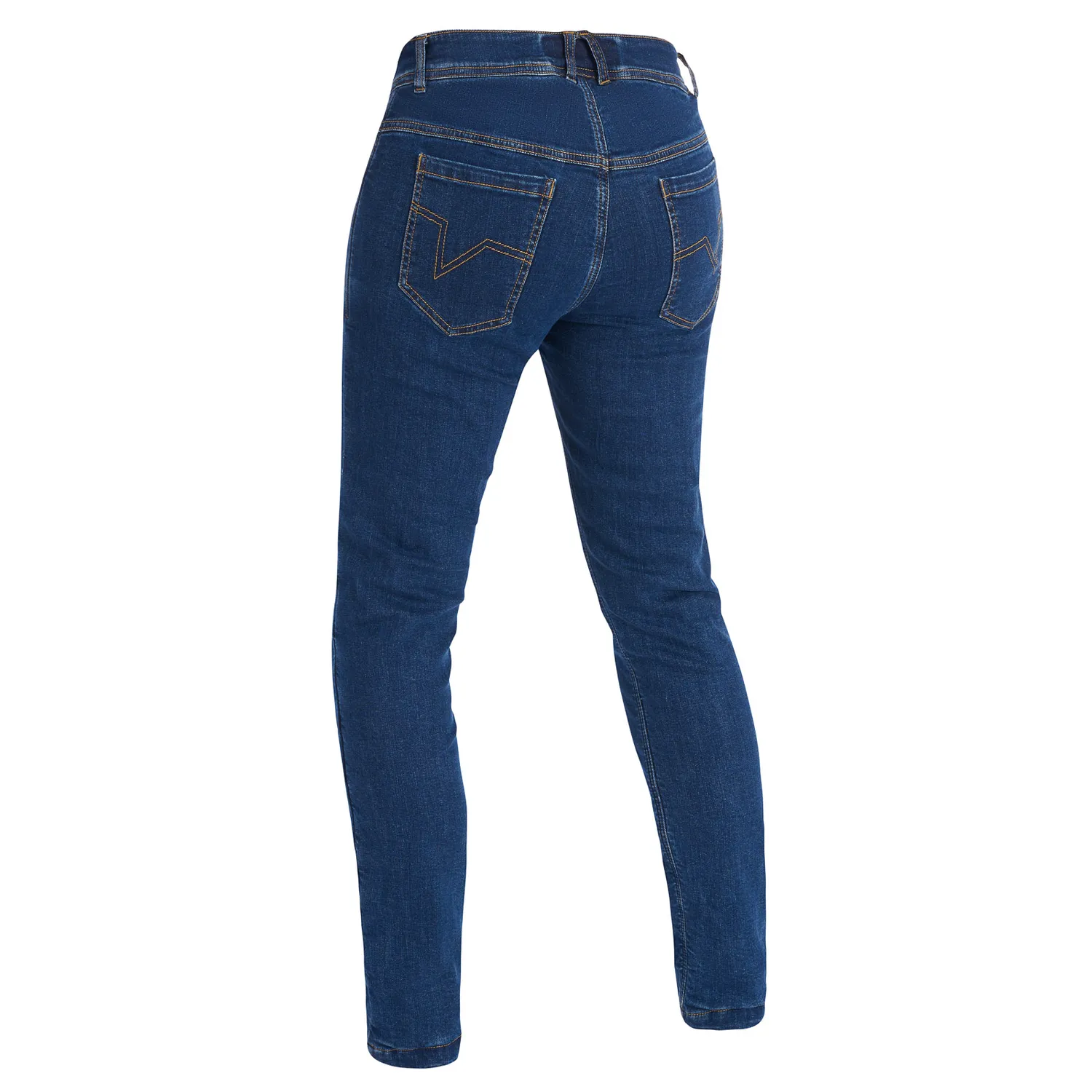 Lindstrands Jeans Berg Woman Blå Kort