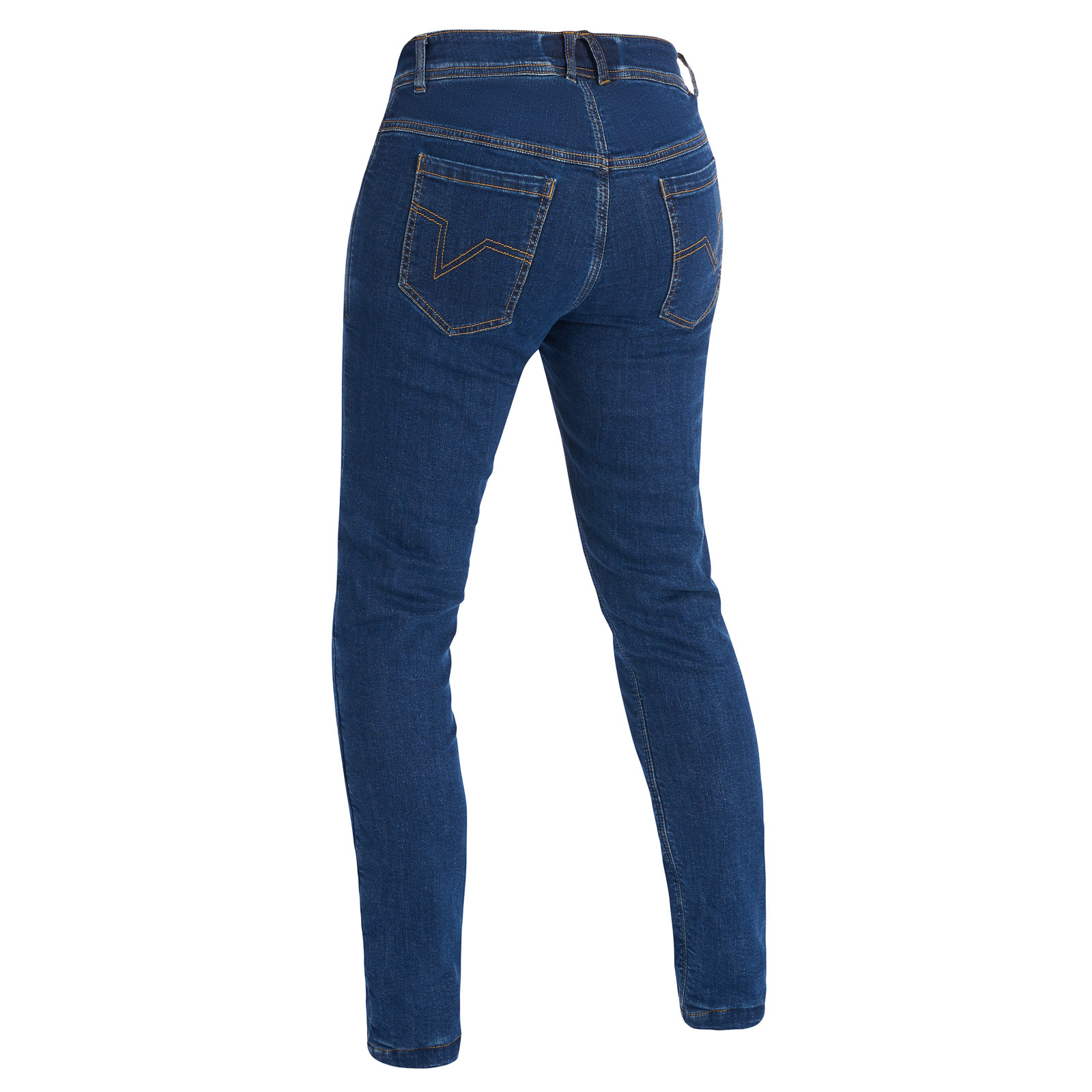 Lindstrands Jeans Berg Woman Blå Kort