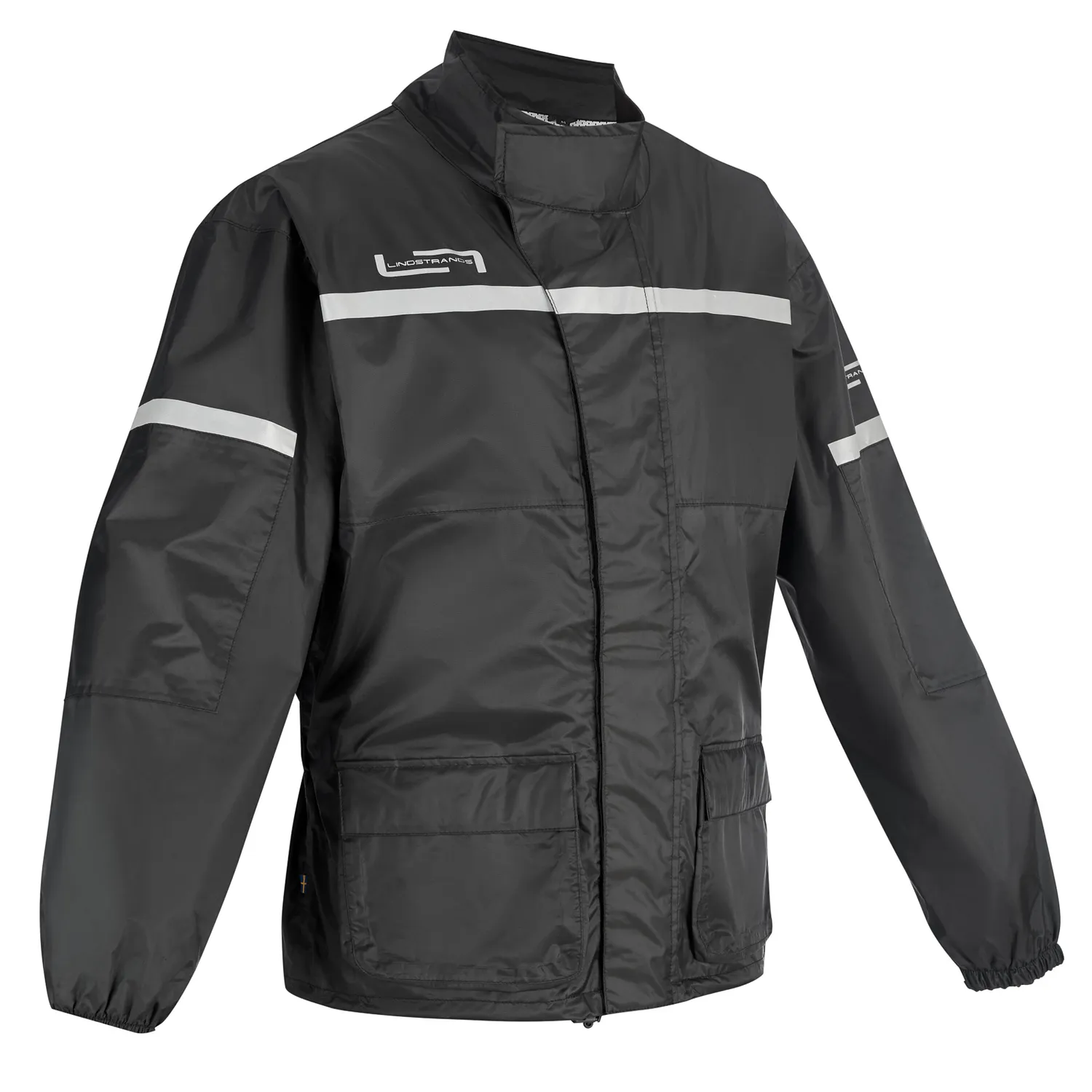 Lindstrands Regnjacka Sidvallen Svart 