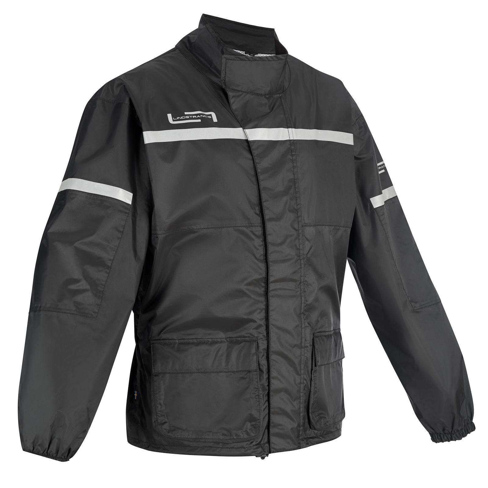 Lindstrands Regnjacka Sidvallen Svart 