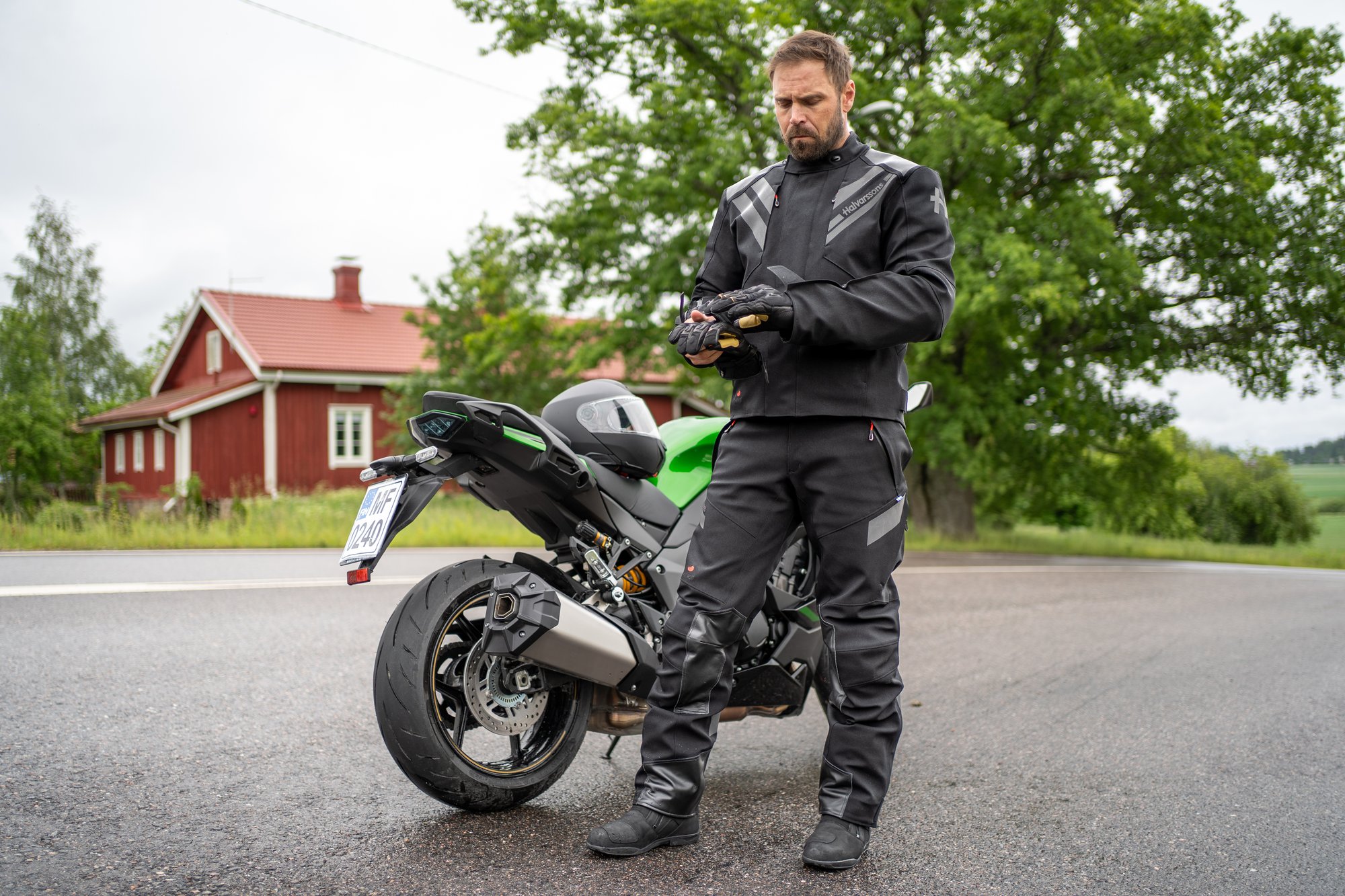 Halvarssons Textiljacka H80 Svart 