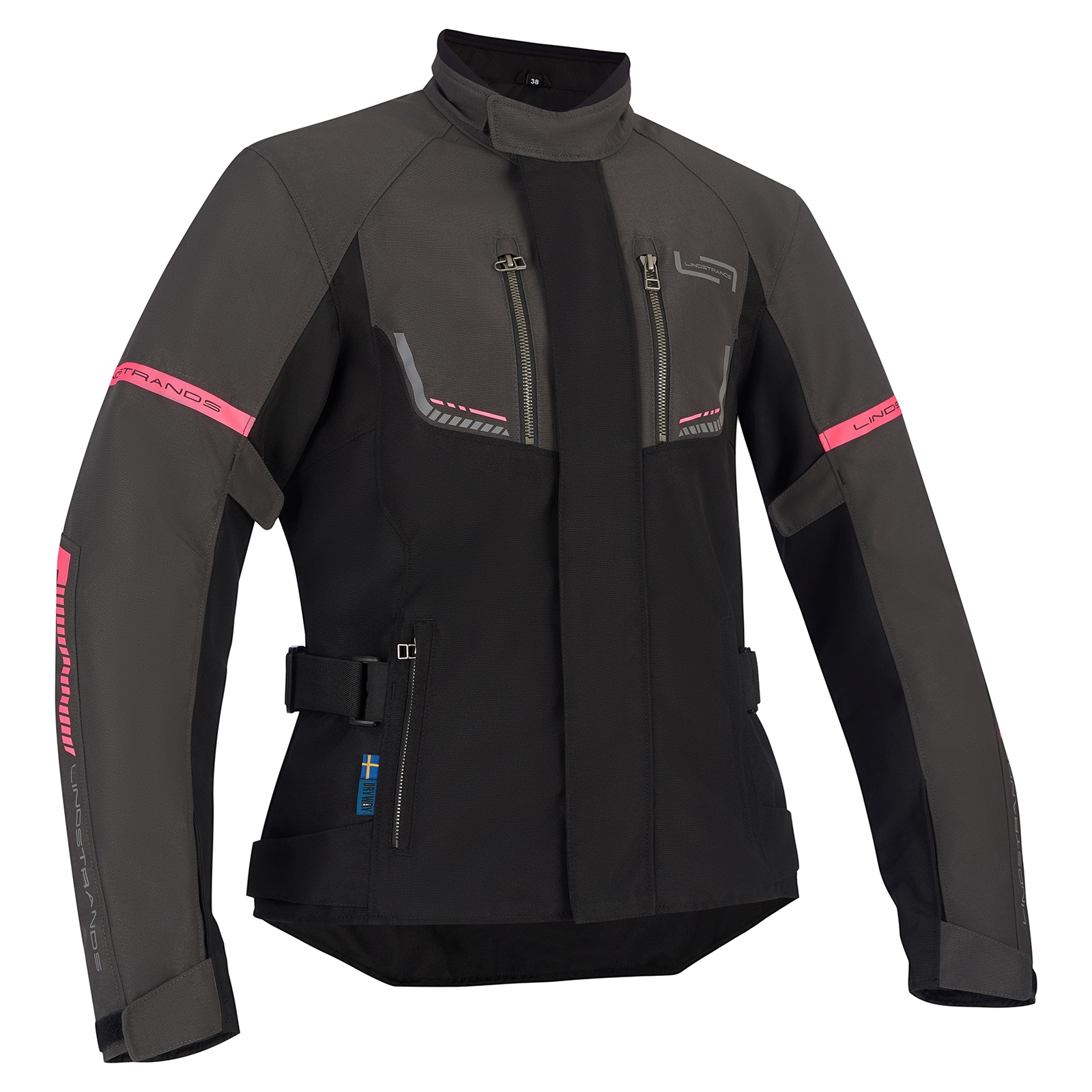 Lindstrands Textiljacka Lomsen Woman Grå/Svart 