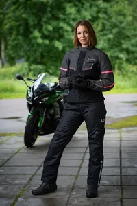 Lindstrands Textiljacka Lomsen Woman Grå/Svart 