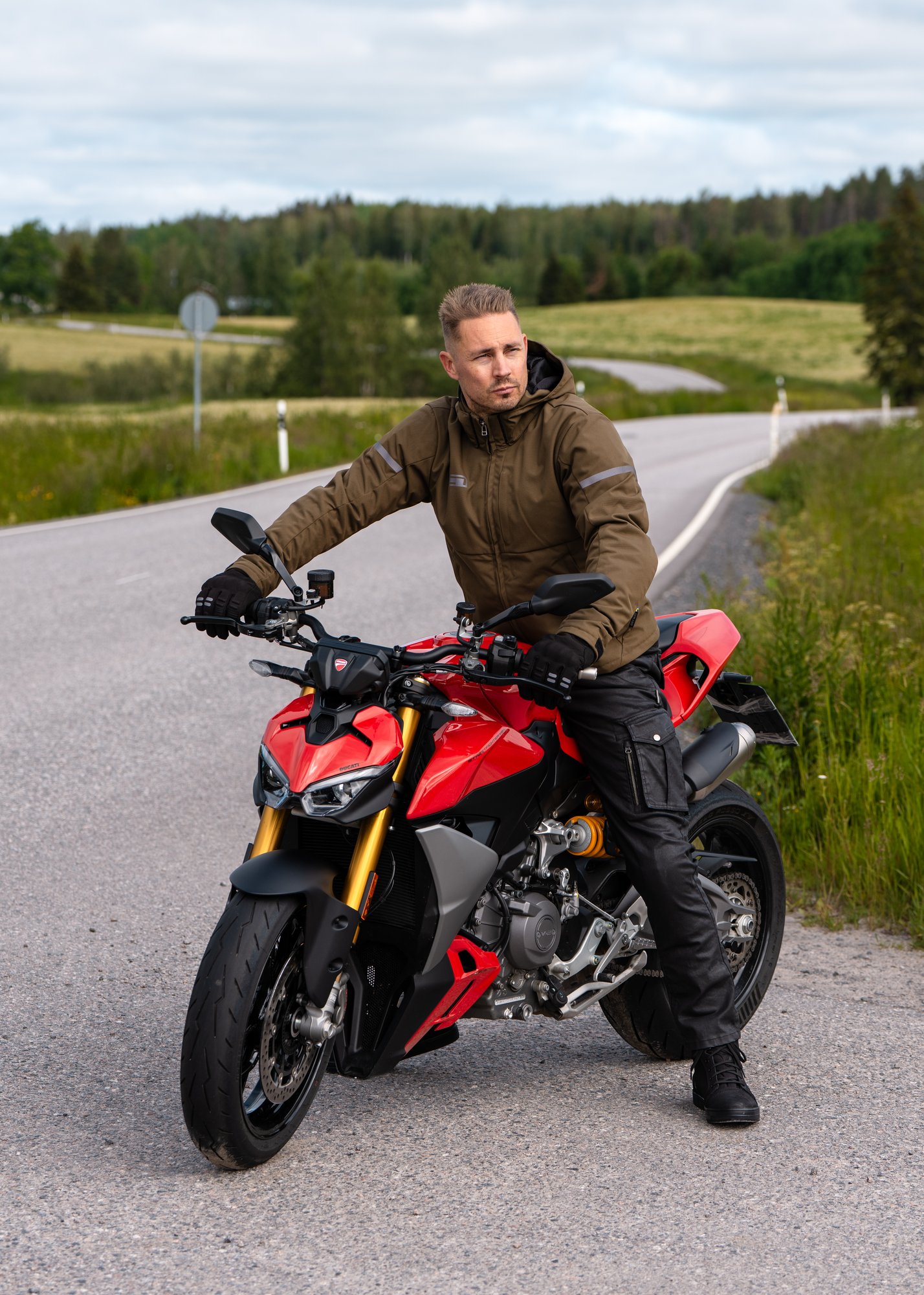 Lindstrands Textiljacka Hamra Olivgrön 