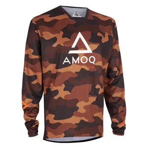 AMOQ Ascent Comp Crosströja Brown Camo