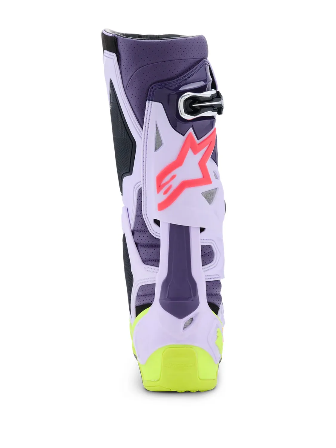 Alpinestars Stövel Vented Tech 10 Lila/Fluo Gul/Rosa
