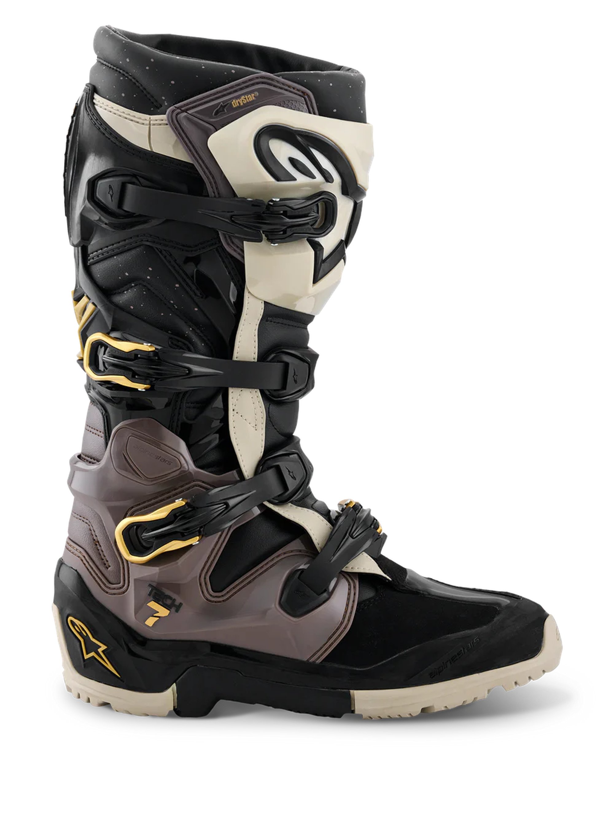 Alpinestars Stövel Tech 7 Enduro Drystar Svart/Grå/Guld