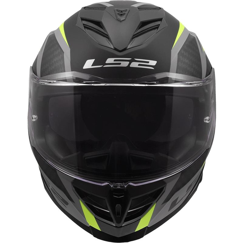 Hjälm Ls2 Ff818 Storm Iii Dynamo Svart/Gul