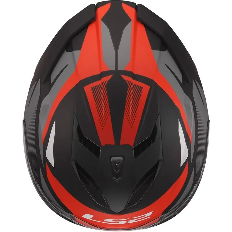 Hjälm Ls2 Ff818 Storm Iii Komai Svart/Röd