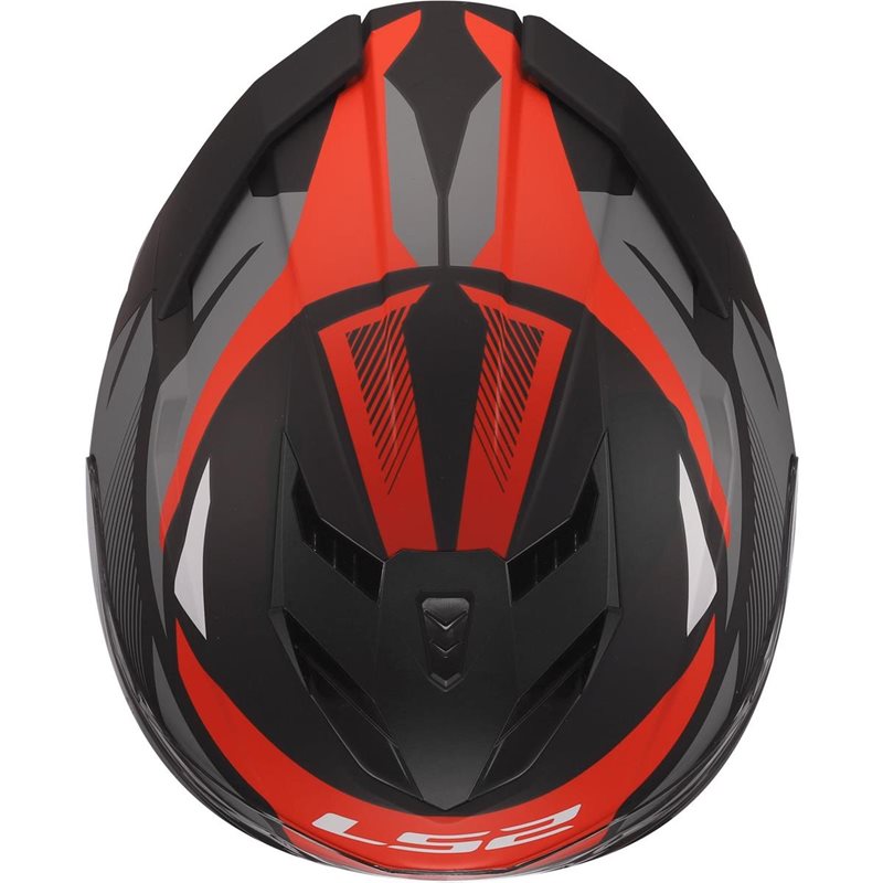 Hjälm Ls2 Ff818 Storm Iii Komai Svart/Röd