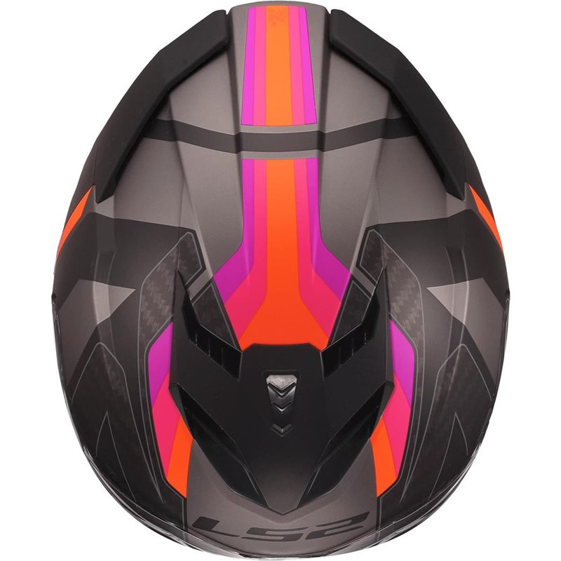 Hjälm Ls2 Ff818 Storm Iii Sporty Grå/Lila