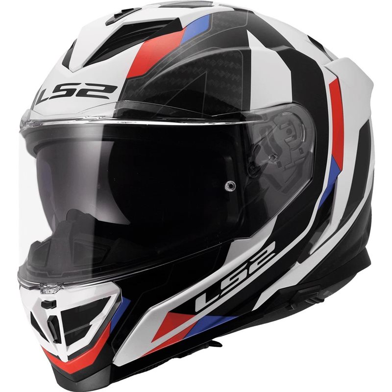 Hjälm Ls2 Ff818 Storm Iii Sporty Vit/Blå/Röd