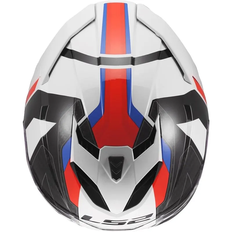 Hjälm Ls2 Ff818 Storm Iii Sporty Vit/Blå/Röd
