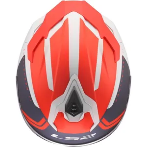 Hjälm Ls2 Ff817 Challenger Ii Titan Vit/Blå/Röd