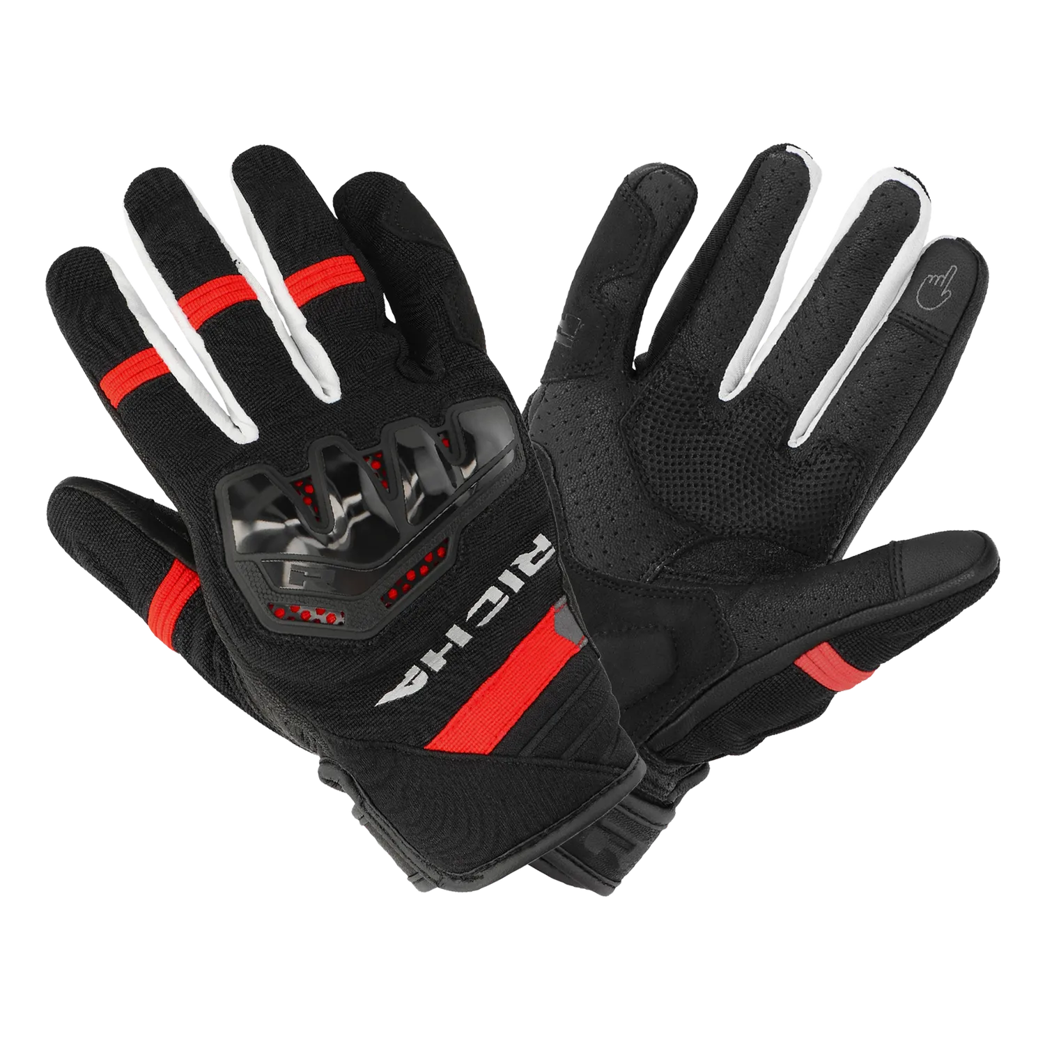 Richa Stradale Summer Gloves Black/Red