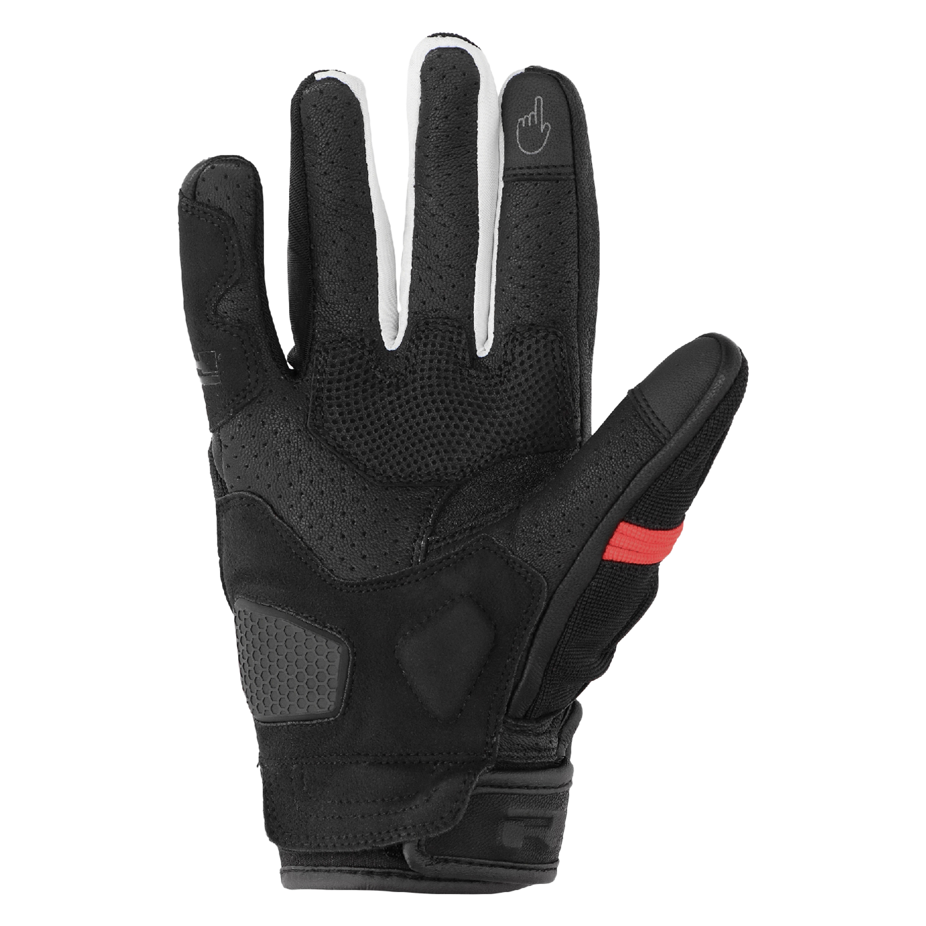 Richa Stradale Summer Gloves Black/Red