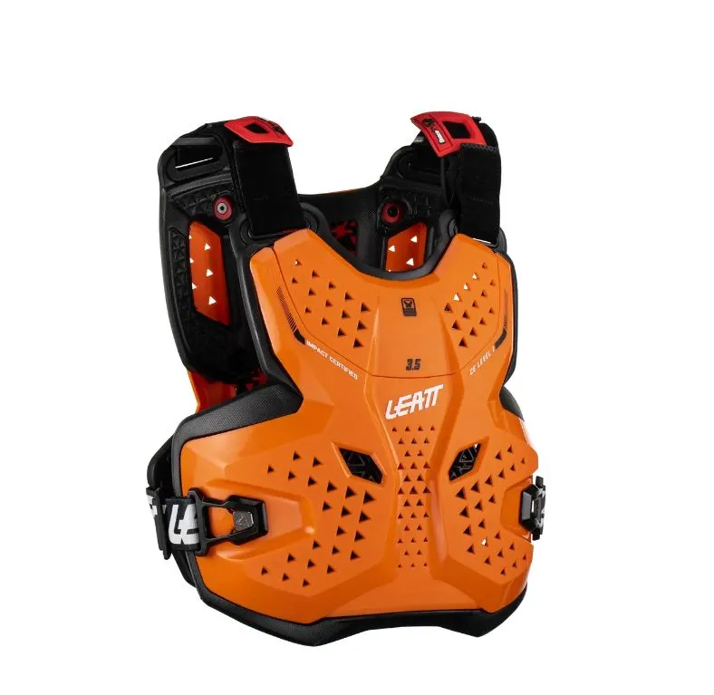 Leatt Bröstskydd 3.5 Junior Org/Svart L/XL 147-159cm