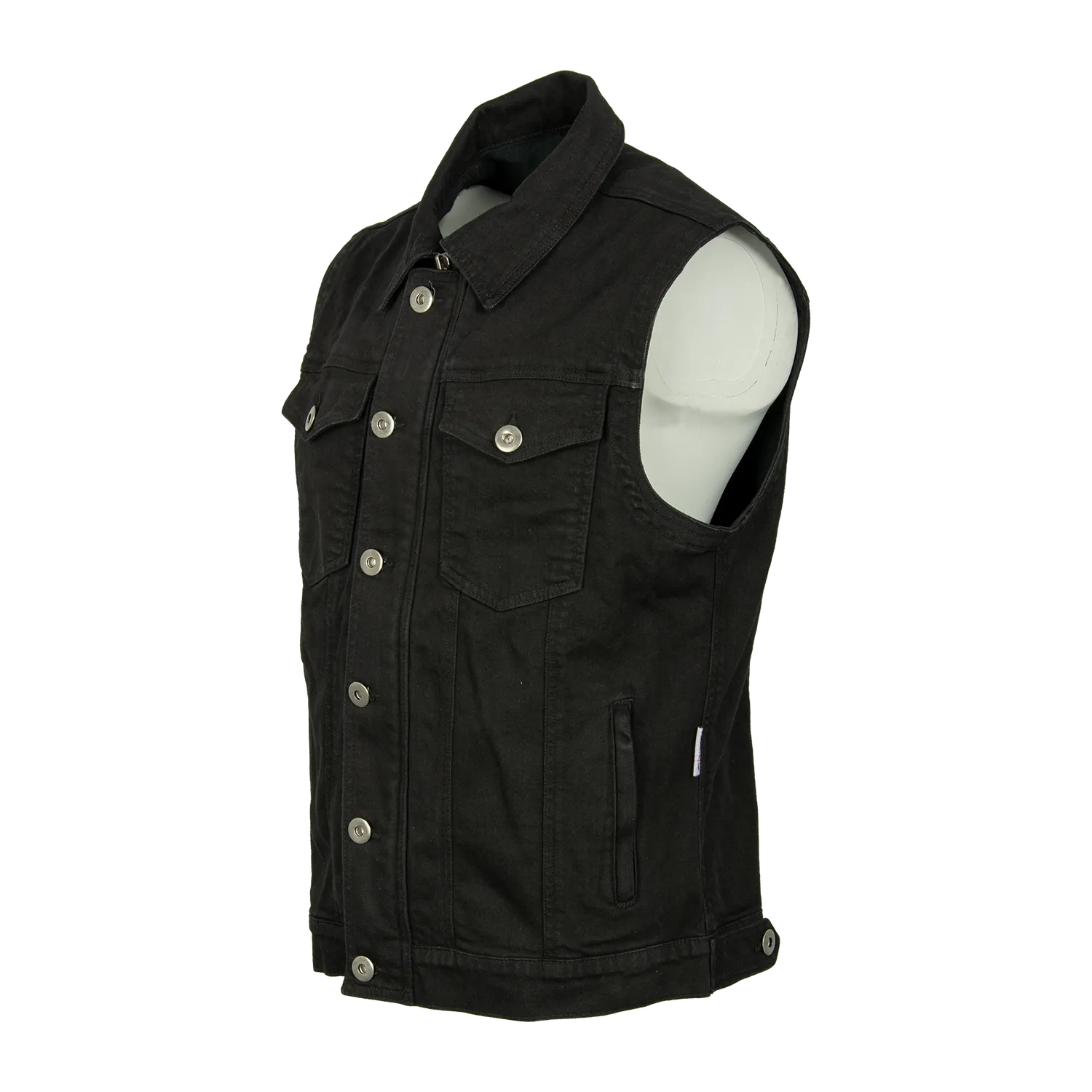 4Bikers Jeansväst Svart