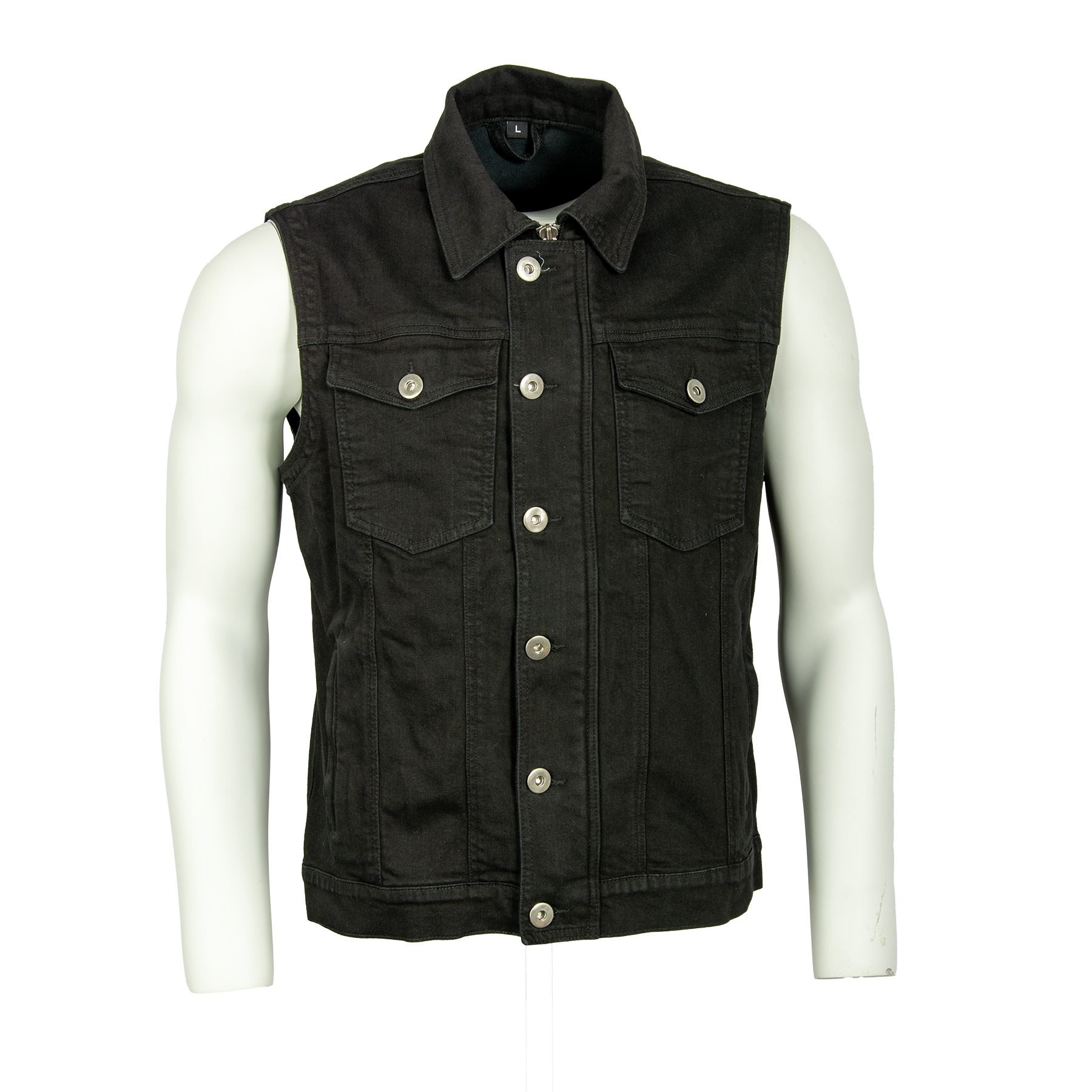 4Bikers Jeansväst Svart