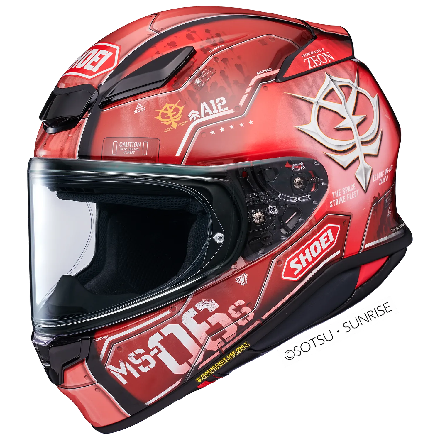Shoei NXR2 Char's Zaku II TC-1
