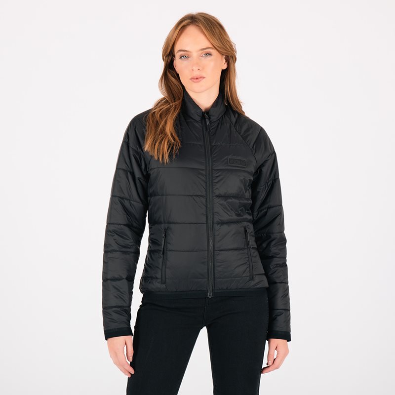 Jacka Knox Union Quilt Dam Svart