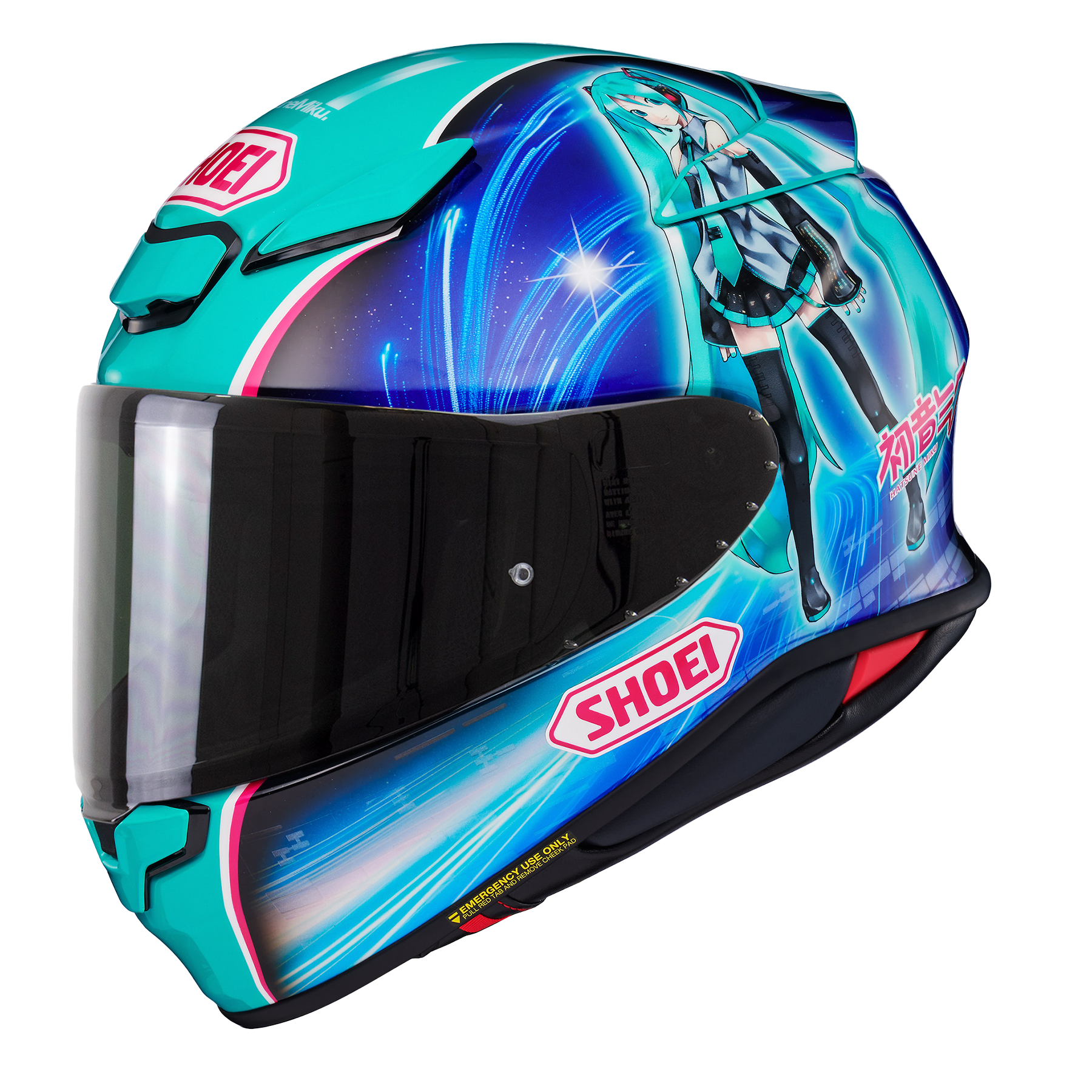 Shoei NXR2 Hatsune MIKU TC-4