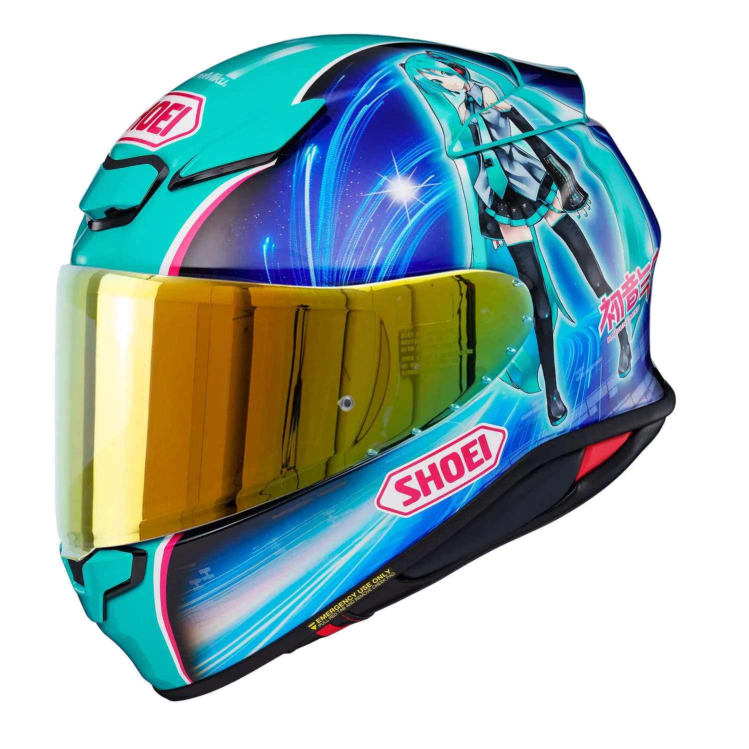 Shoei NXR2 Hatsune MIKU TC-4
