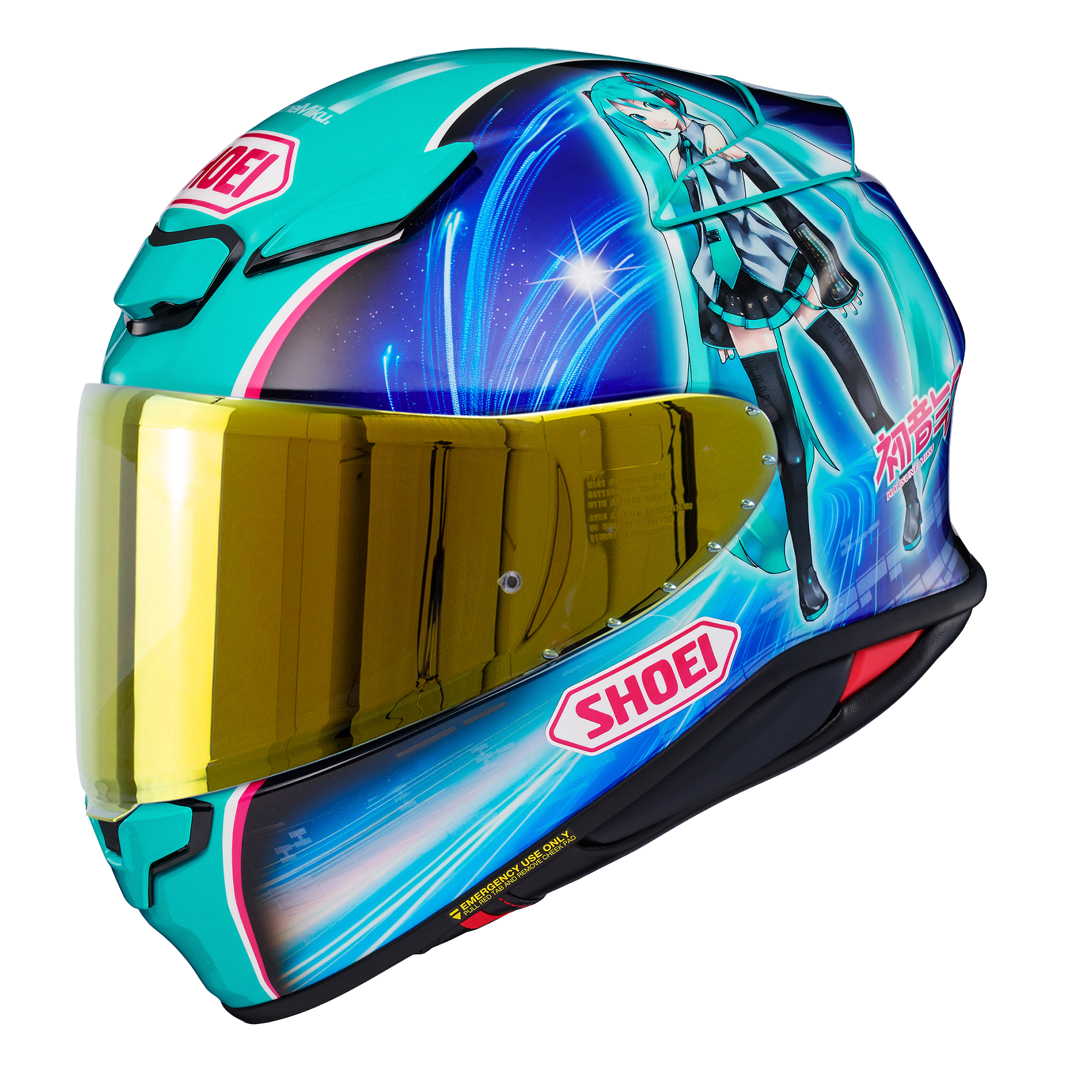 Shoei NXR2 Hatsune MIKU TC-4