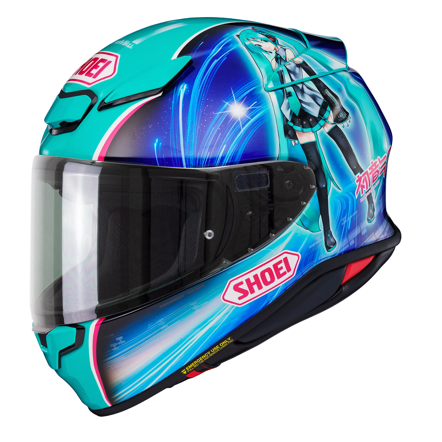 Shoei NXR2 Hatsune MIKU TC-4