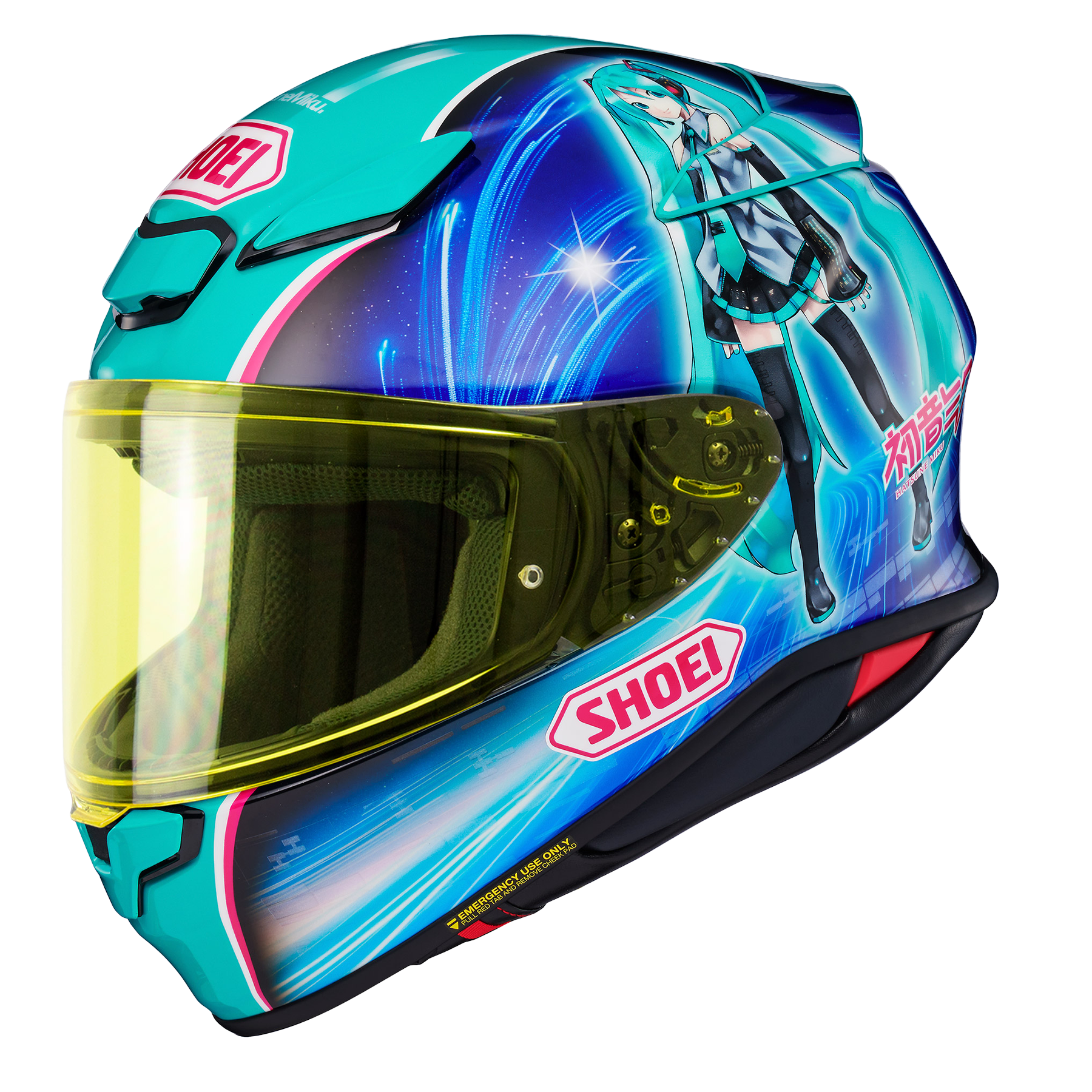 Shoei NXR2 Hatsune MIKU TC-4