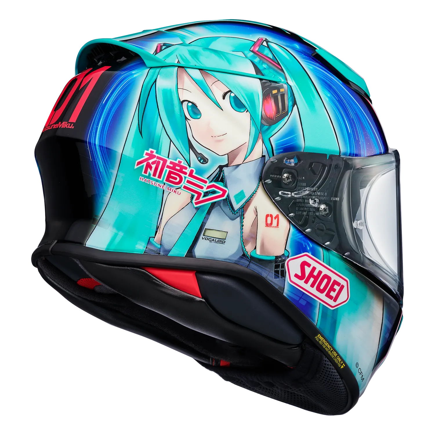 Shoei NXR2 Hatsune MIKU TC-4