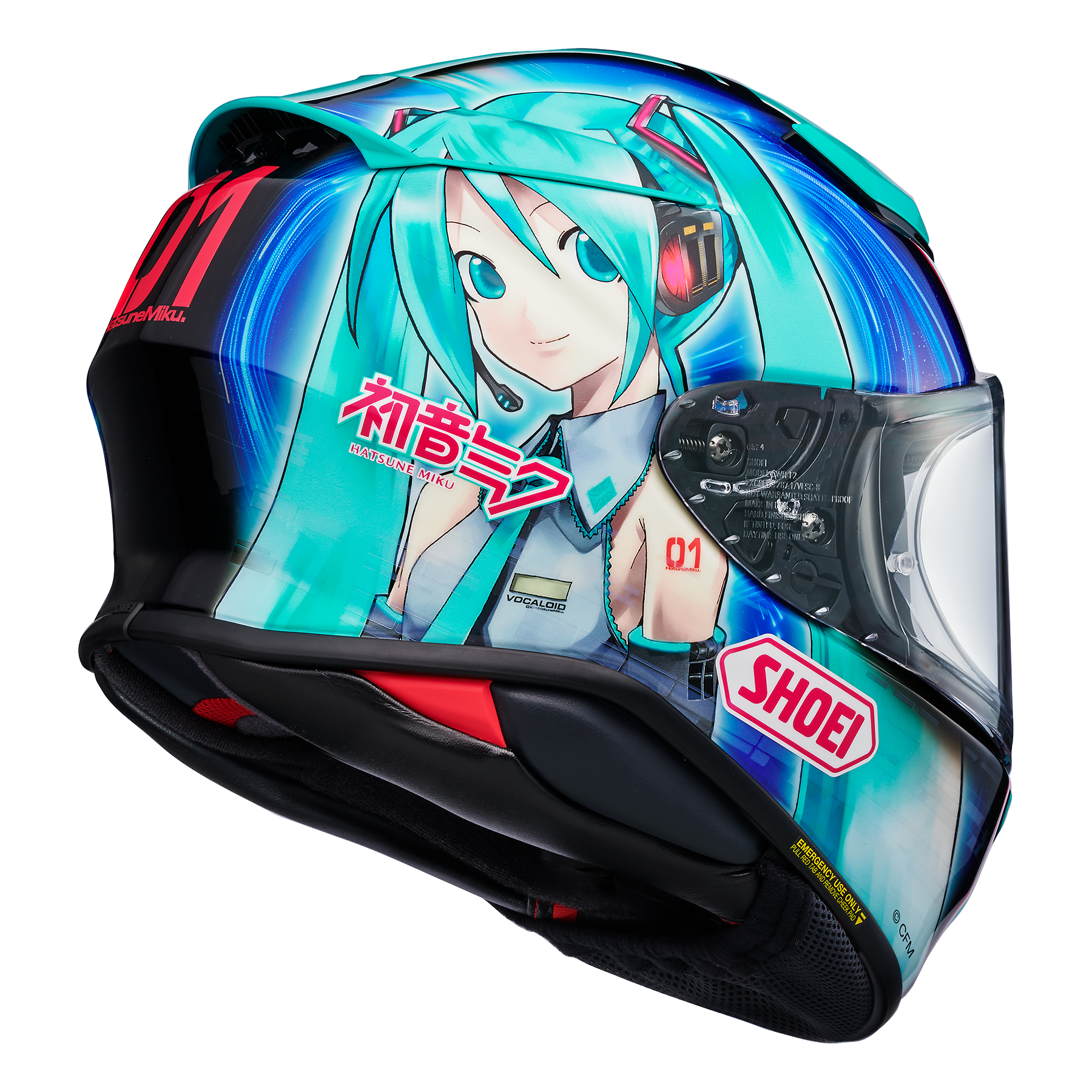 Shoei NXR2 Hatsune MIKU TC-4