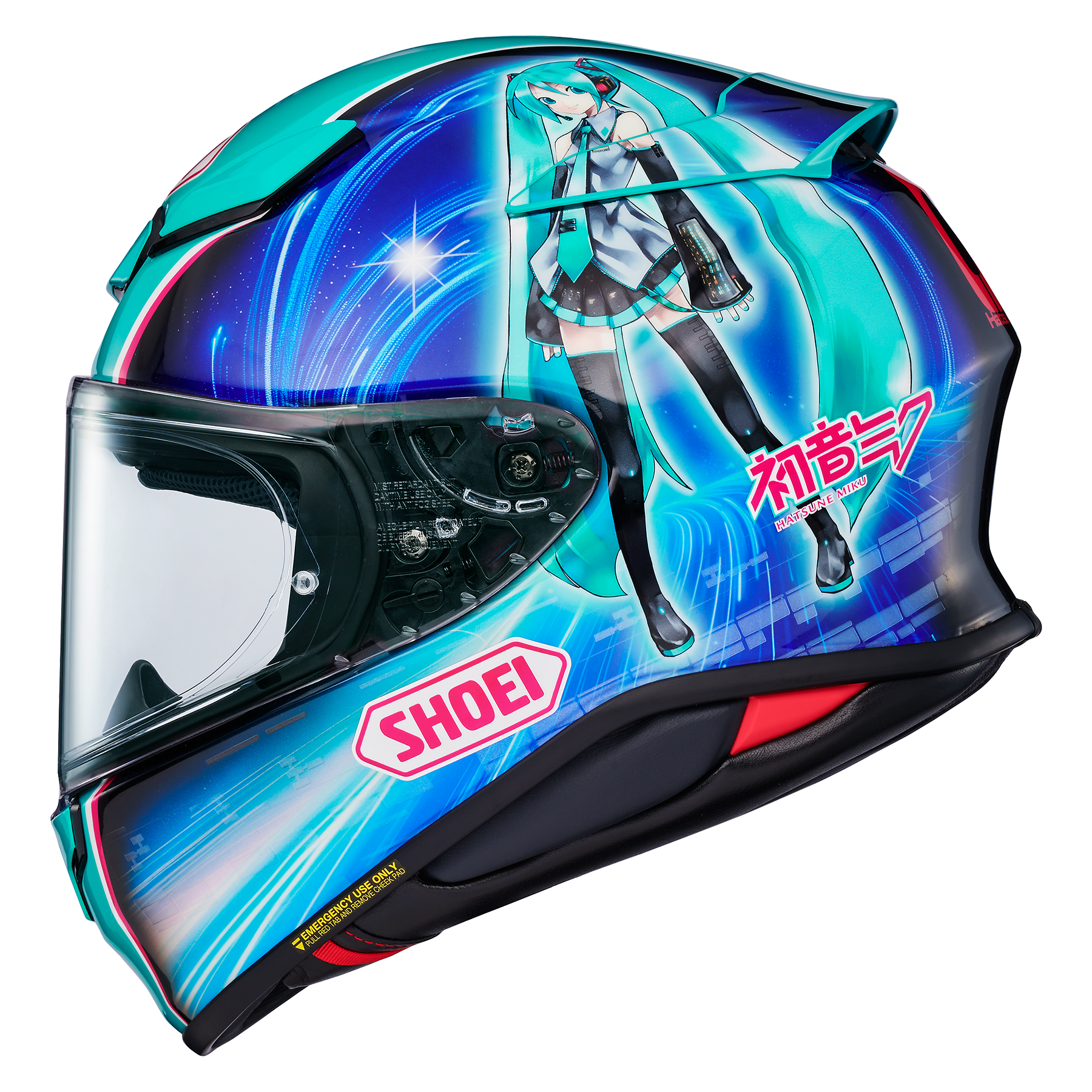 Shoei NXR2 Hatsune MIKU TC-4