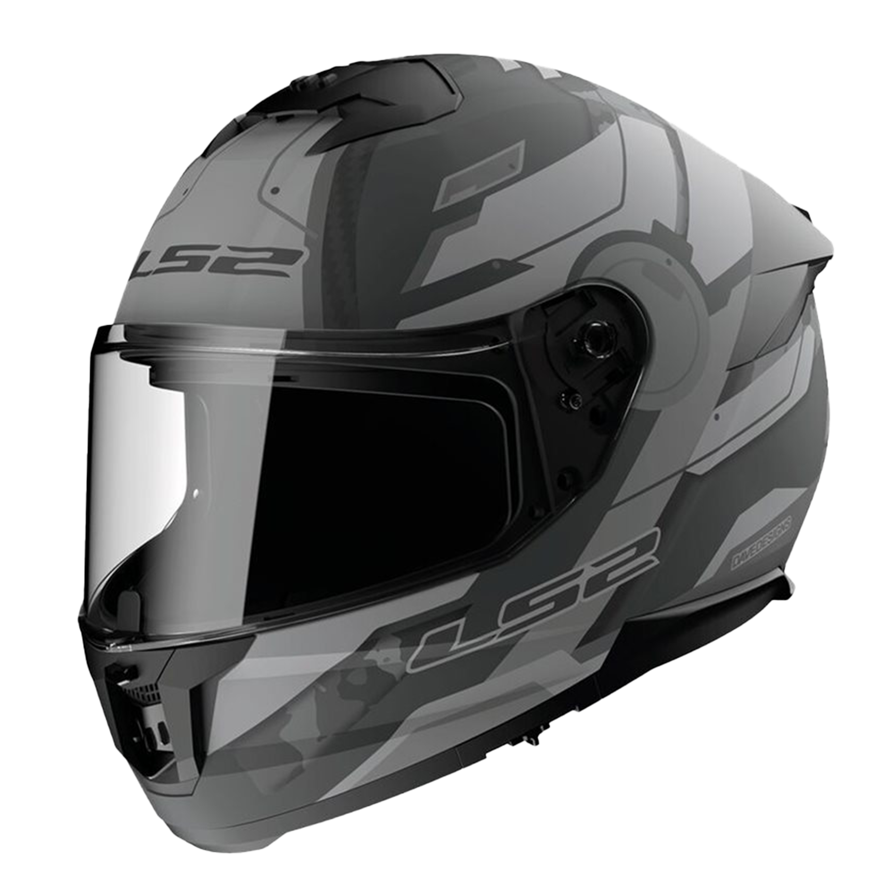 LS2 FF808 Stream II Shadow Matt Titangrå