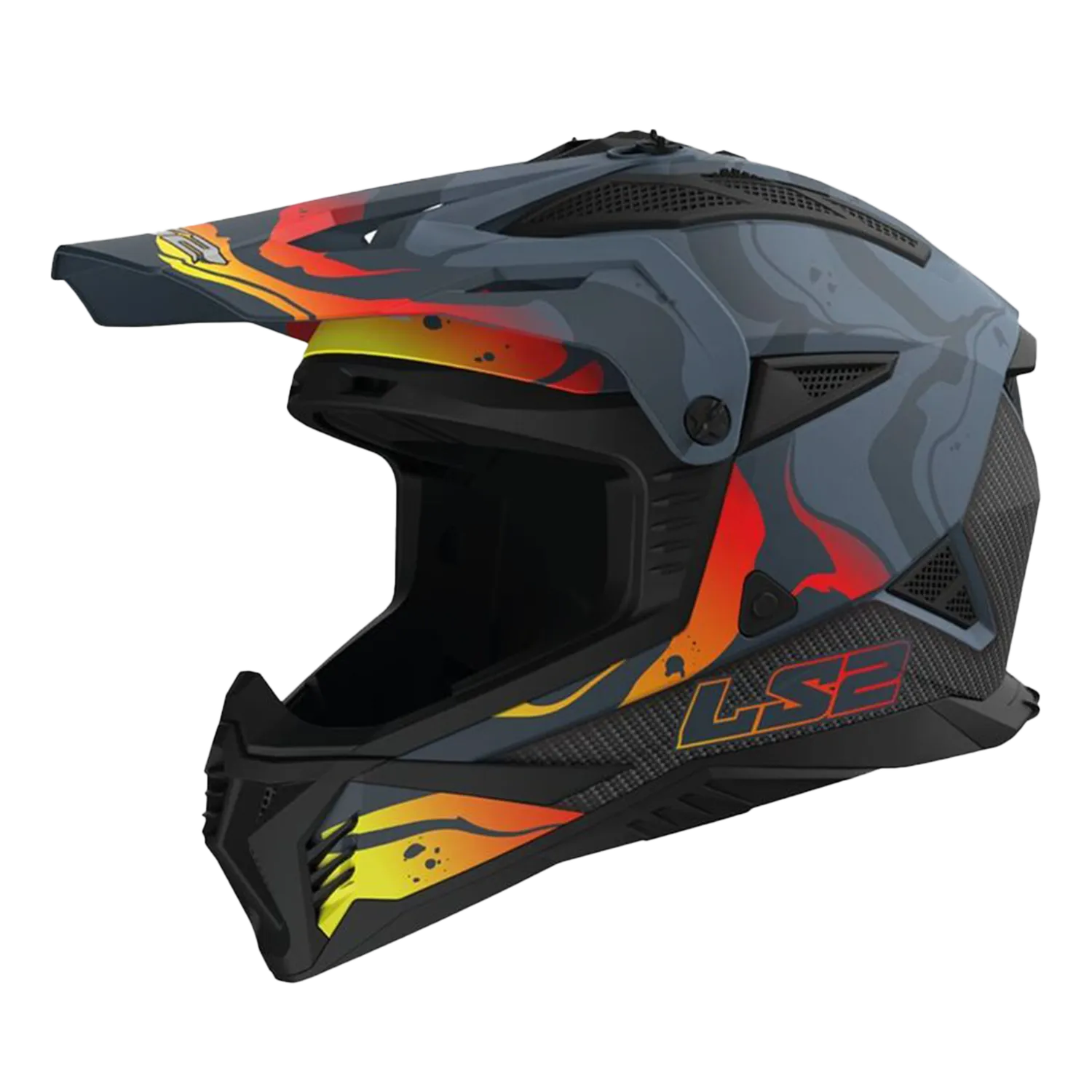 LS2 MX708 Fast II Wash Mattgrå