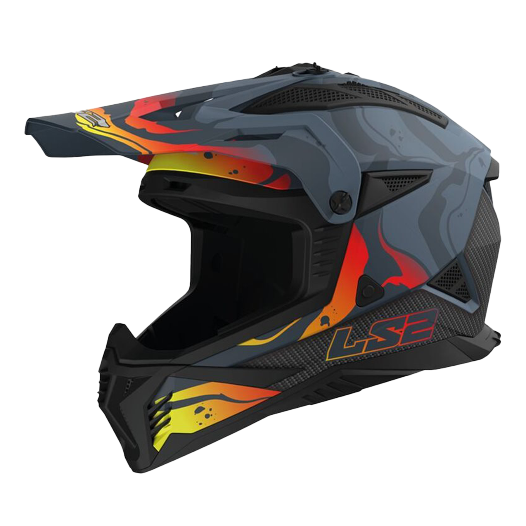 LS2 MX708 Fast II Wash Mattgrå