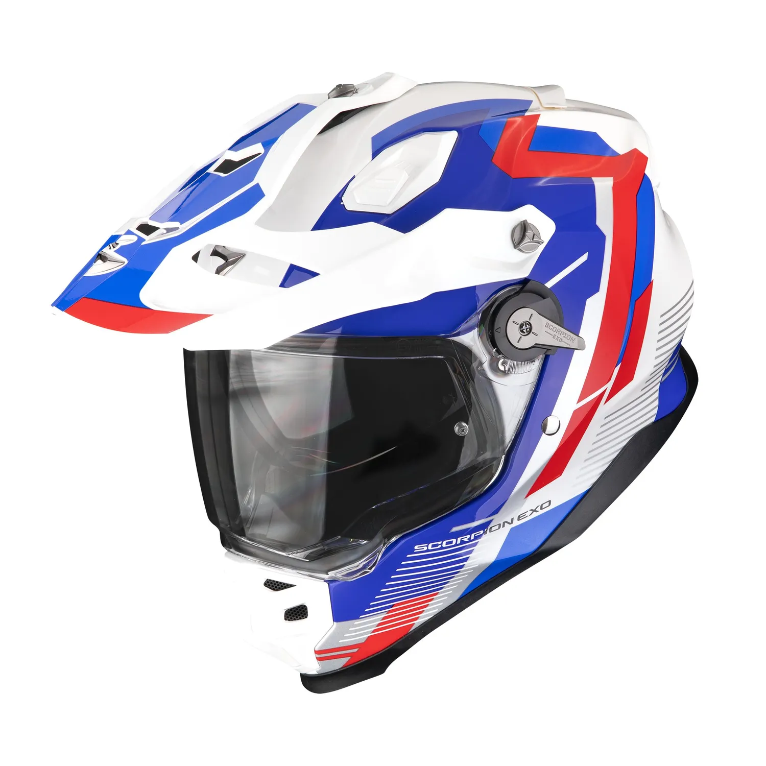SCORPION Helmet ADF-9000 AIR PATROL White-Blue-Red