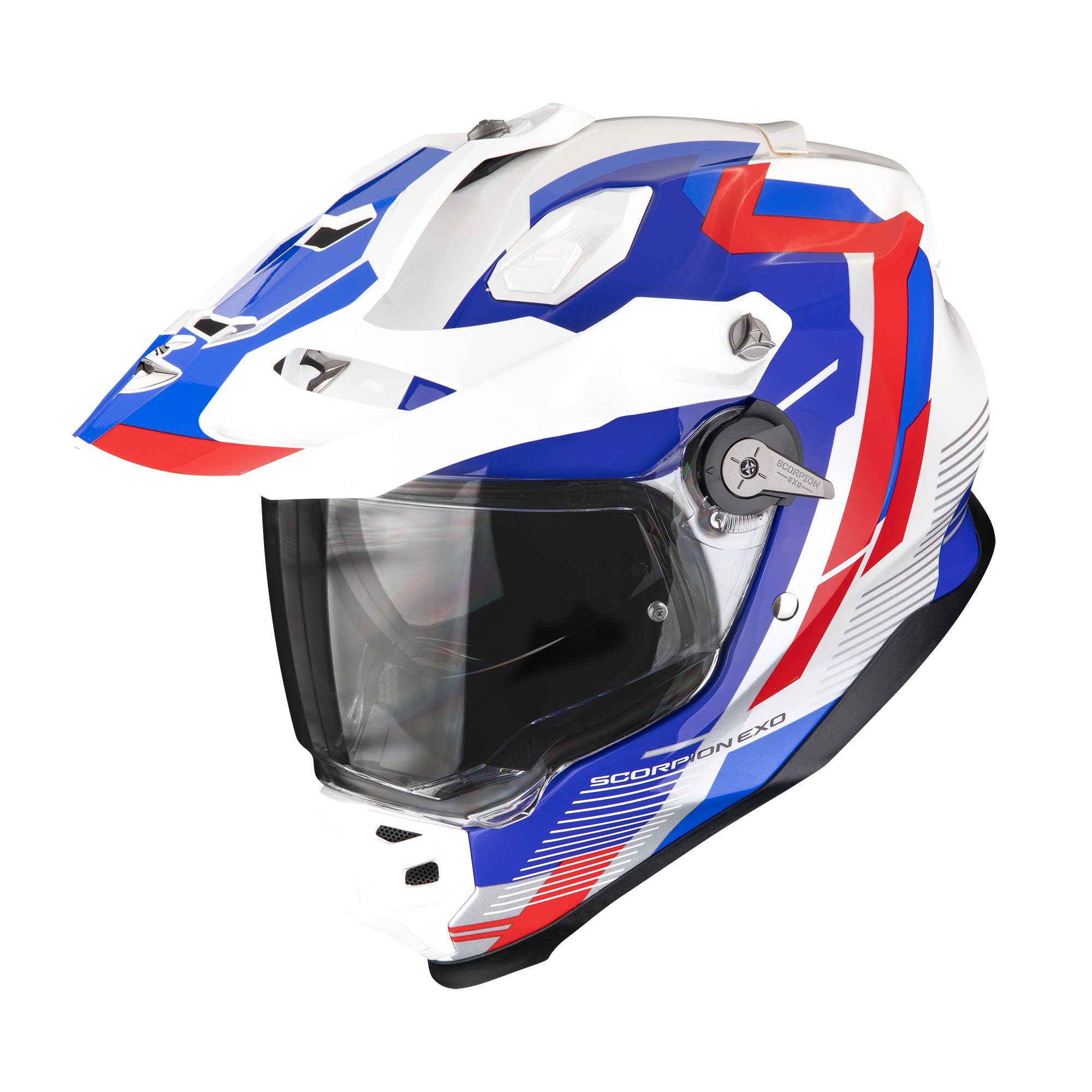 SCORPION Helmet ADF-9000 AIR PATROL White-Blue-Red
