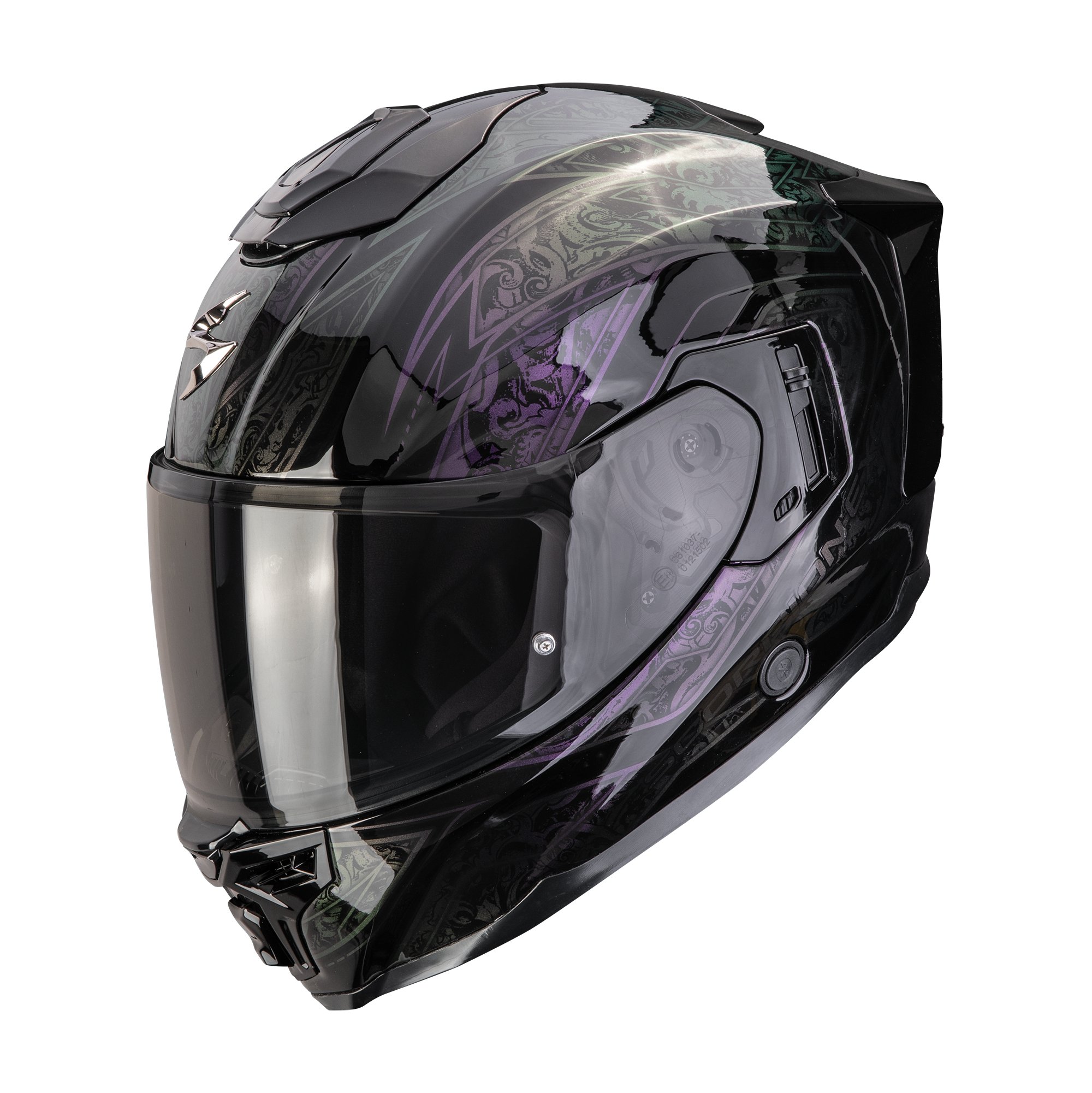 SCORPION Helmet EXO-1500 AIR FANTASY Black-Chameleon