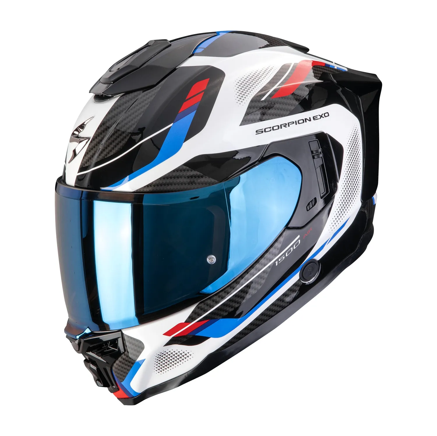SCORPION Helmet EXO-1500 AIR SLEEK Black-Red-Blue
