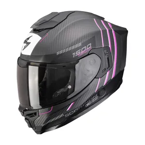 SCORPION Helmet EXO-1500 CARBON AIR ZITY Matt Black-Pink