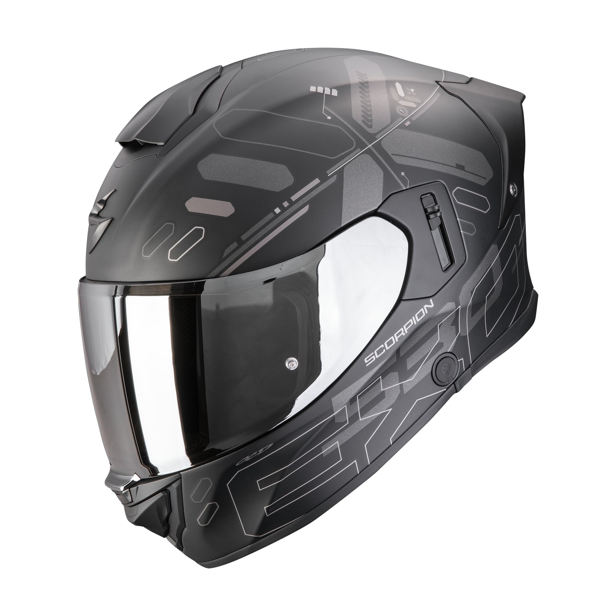SCORPION Helmet EXO-530 AIR FOND Matt Black-Silver