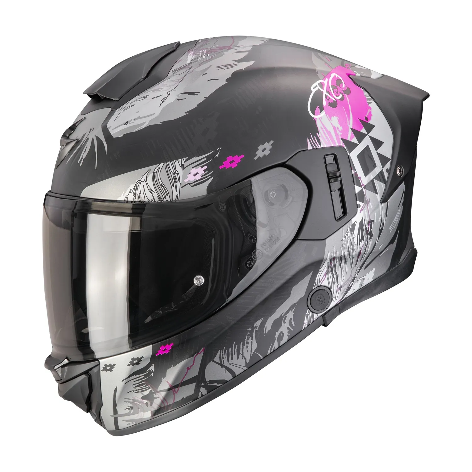 SCORPION Helmet EXO-530 AIR HADJI Matt Black-Pink