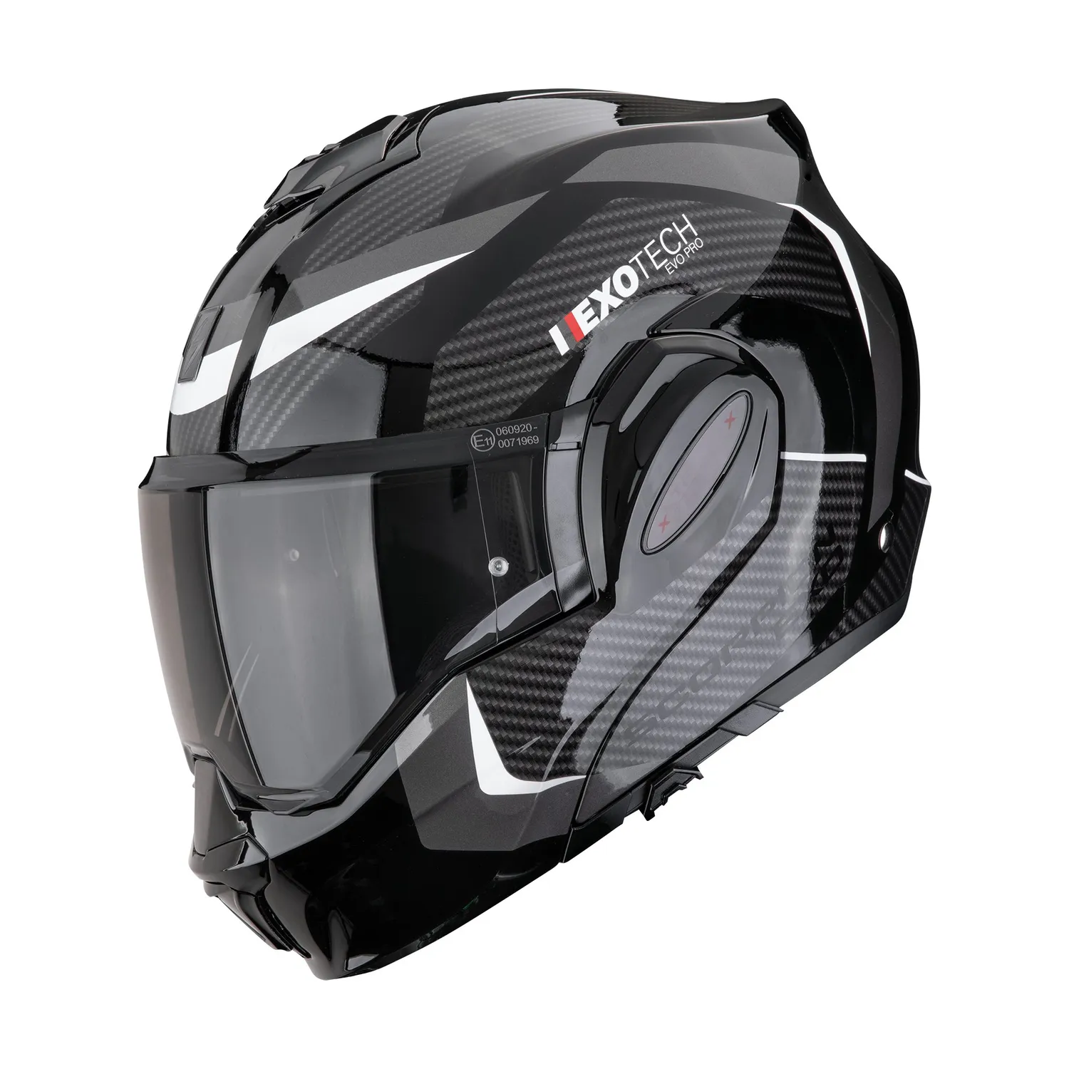 SCORPION Helmet EXO-TECH EVO PRO ACUTI Black-Silver
